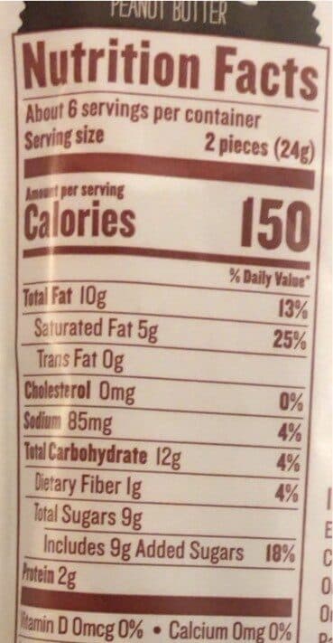 Justin's Mini Dark Chocolate Peanut Butter Cups packshot
