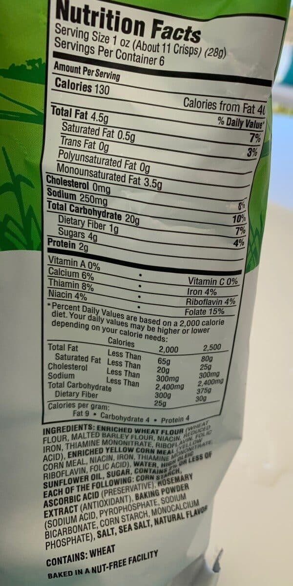 Open Food Facts Original cornbread crisps packshot