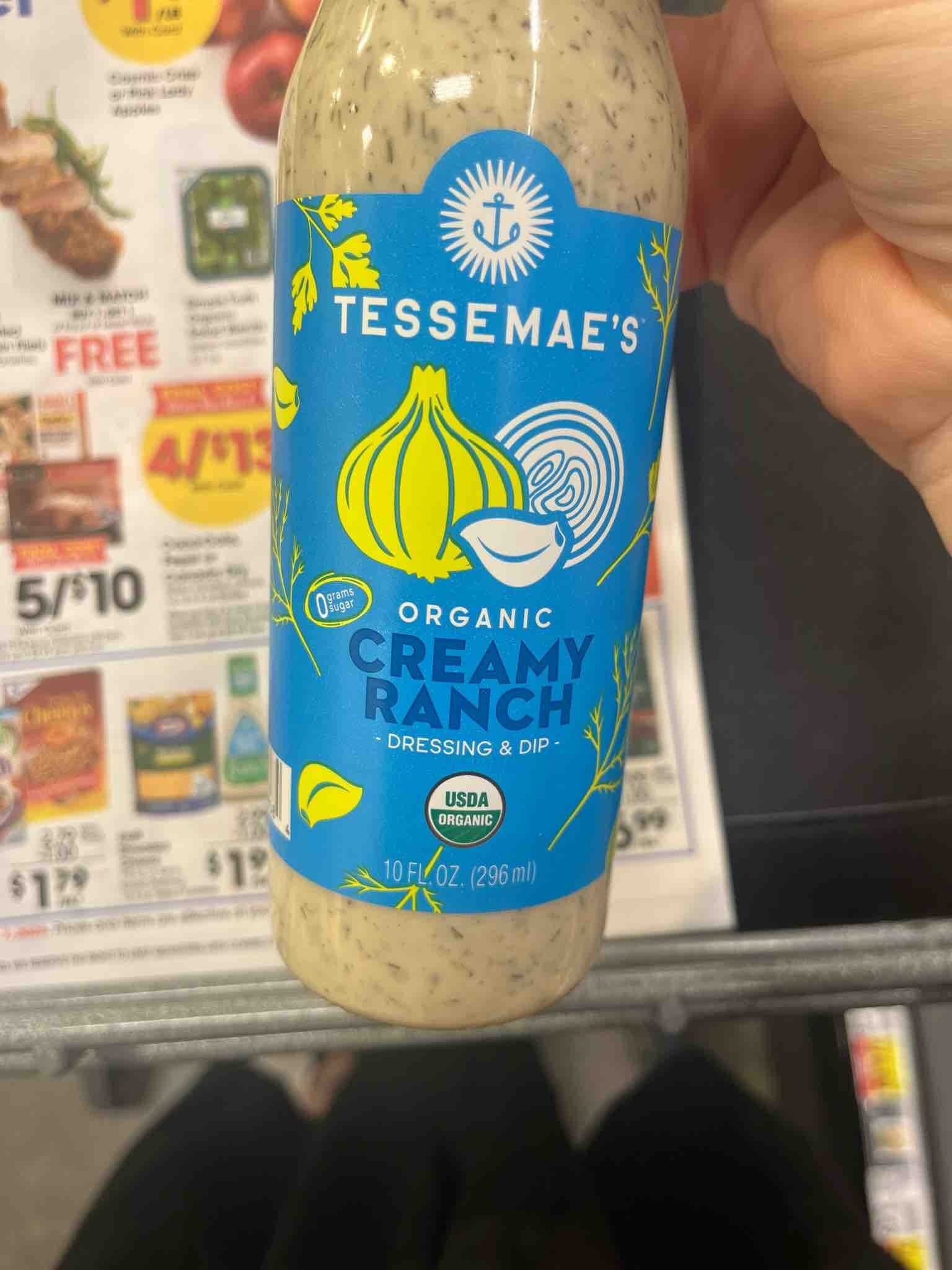 Tessemae's Organic Creamy Ranch packshot