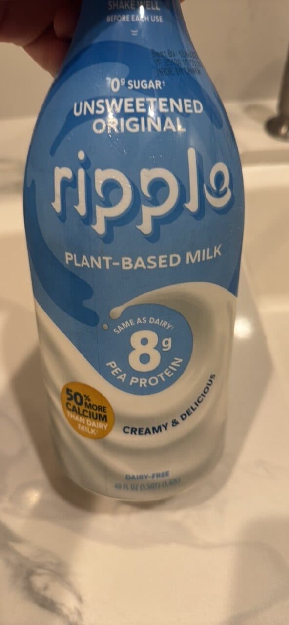 ripple DAIRY-FREE MILK packshot