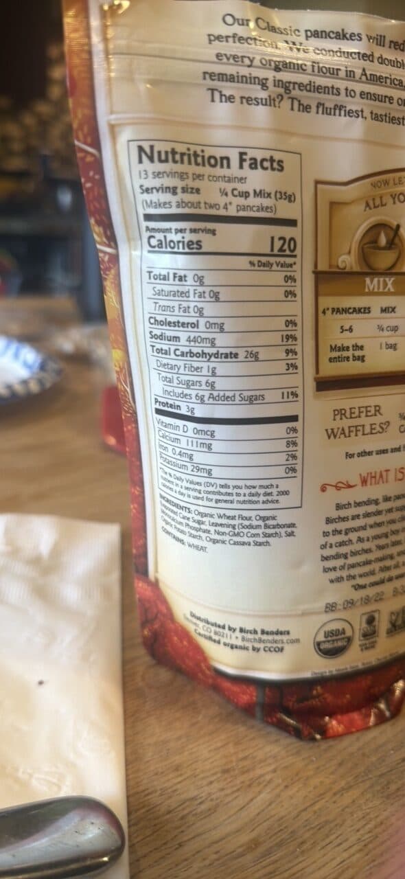 Birch Benders Organic Classic Pancake & Waffle Mix packshot
