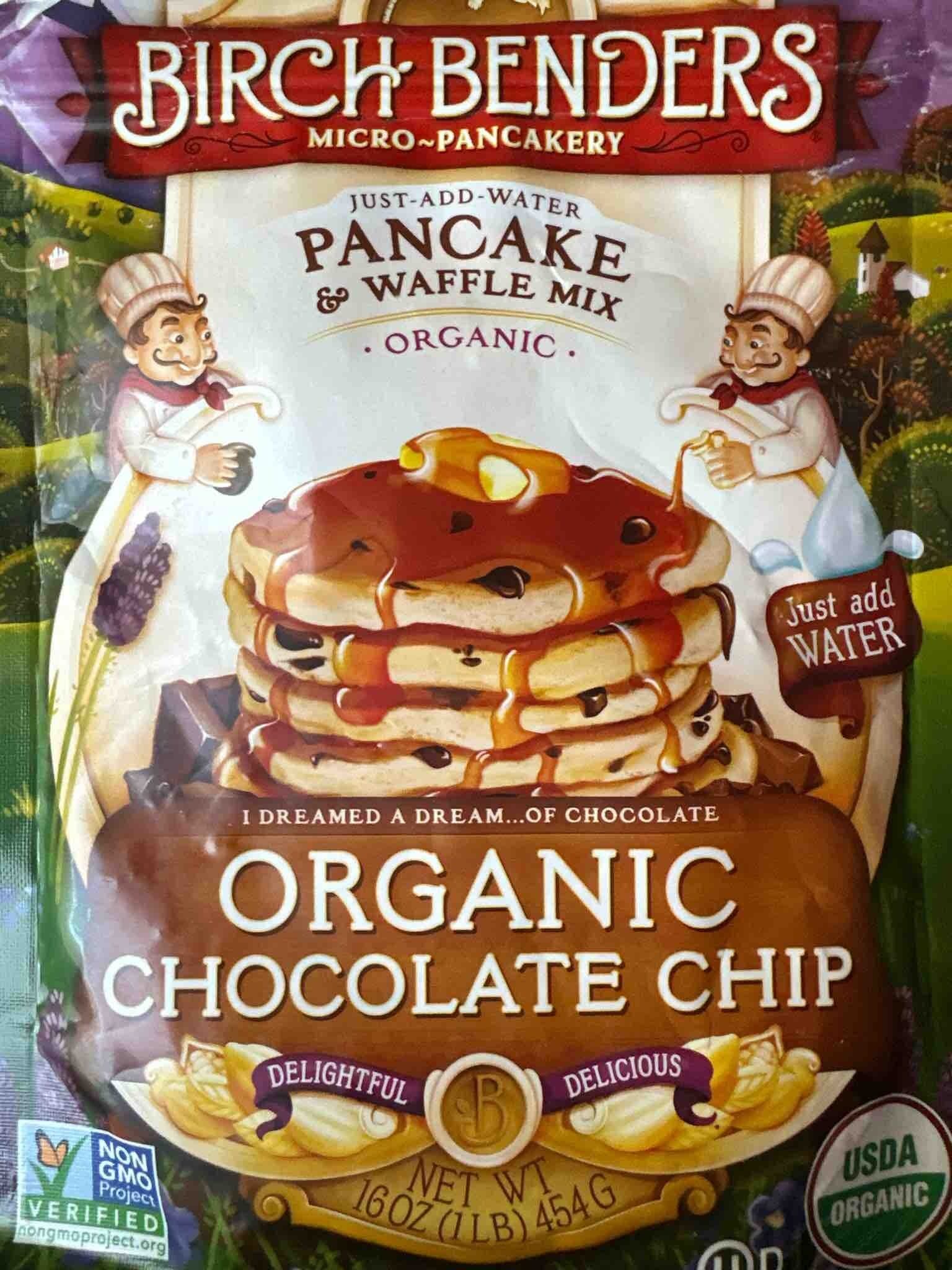 Birch Benders Organic Chocolate Chip Pancake & Waffle Mix packshot