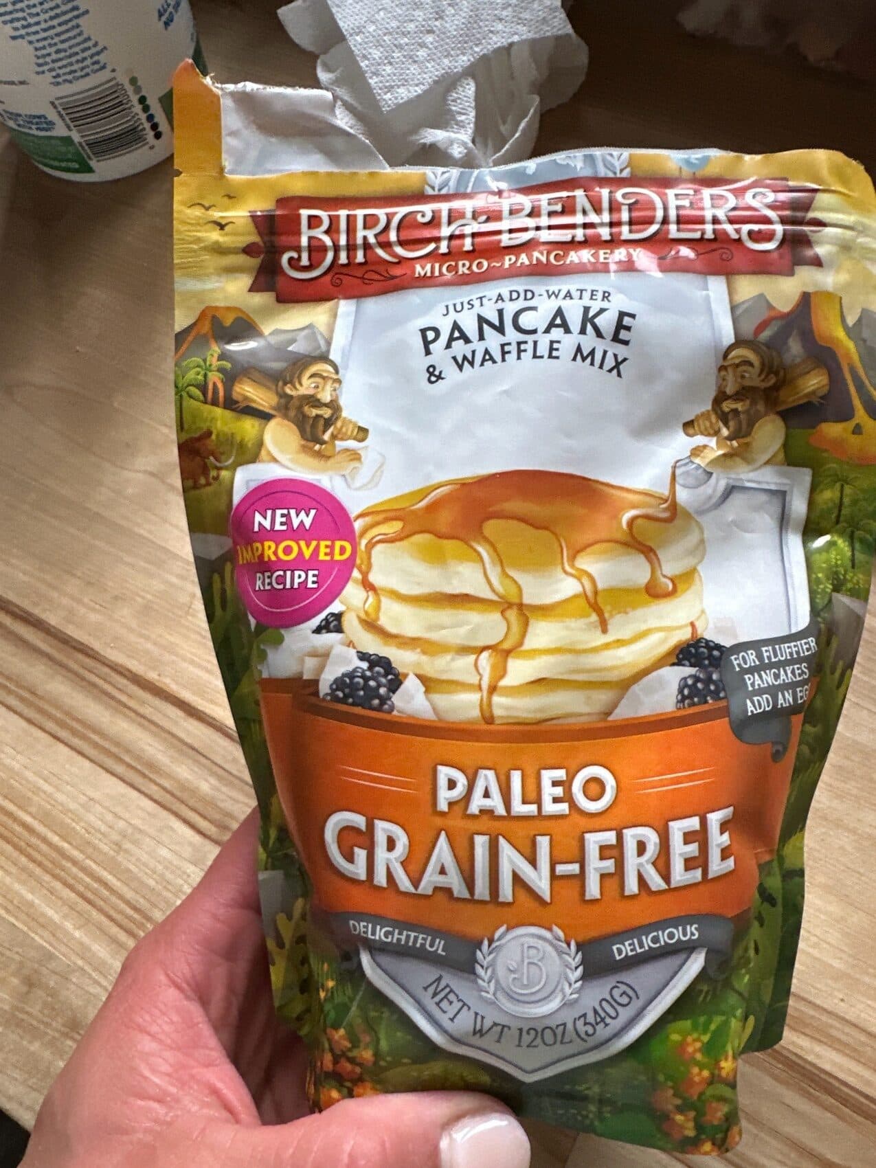 Birch Benders Paleo Pancake & Waffle Mix imp packshot