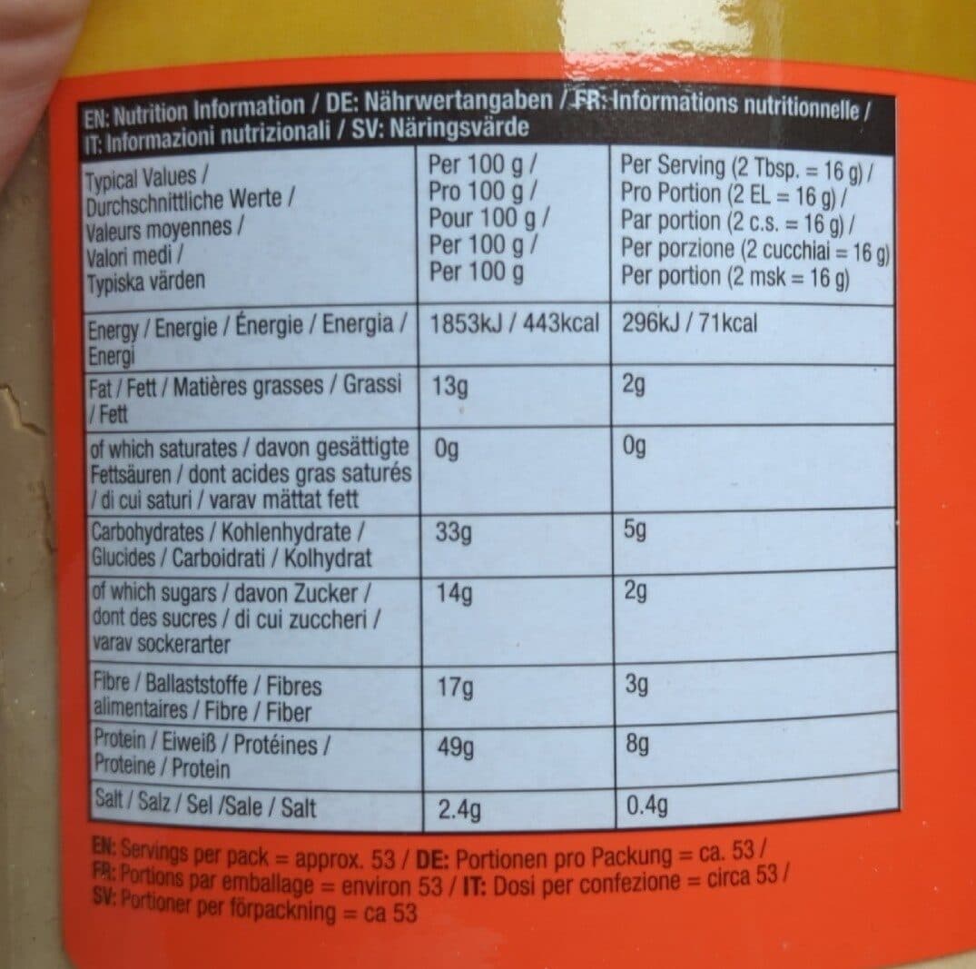 PBfit Peanut butter powder packshot