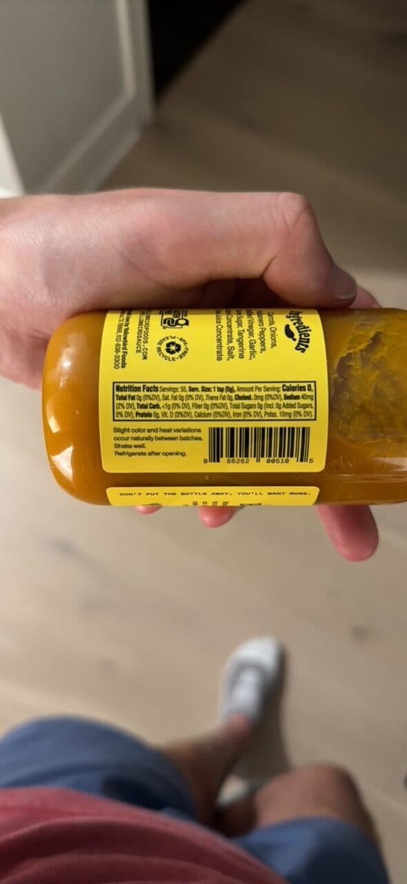 yellow bird HABANERO HOT SAUCE packshot