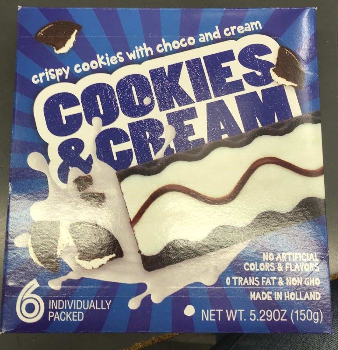 Open Food Facts Cookies&cream packshot