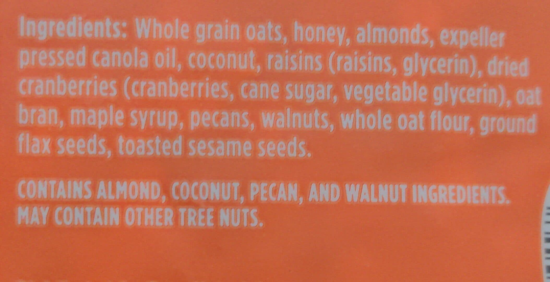 bear naked Fruit & Nut Medley Wildly Delicious Granola packshot