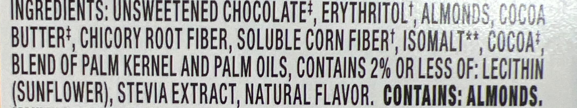 Lily's Almond Dark Chocolate Style Bar packshot