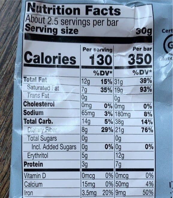 LILY'S SEA SALT EXTRA DARK CHOCOLATE STYLE BAR packshot