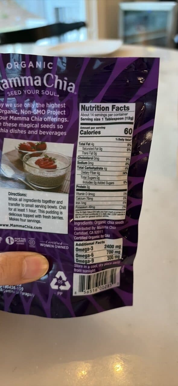 Mamma Chia CHIA SEED packshot