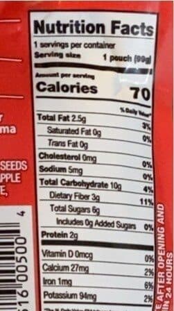 Mamma Chia Organic Vitality Squeeze Snack Cherry Love packshot
