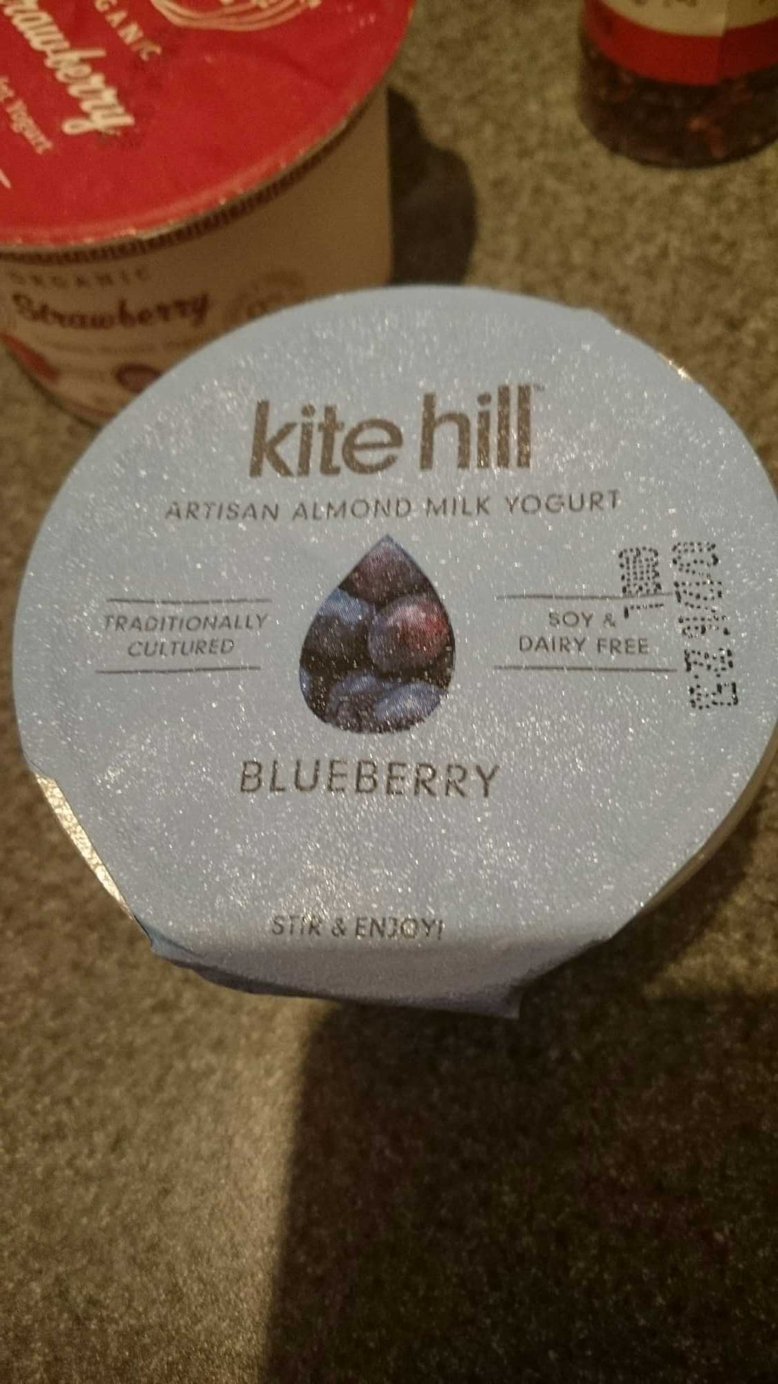 Kite Hill Blueberry Almond Milk Yogurt packshot