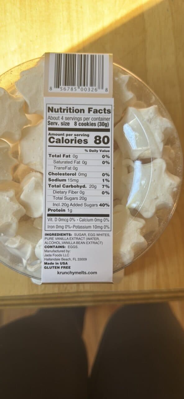 Krunchy Melts Vanilla Meringues packshot