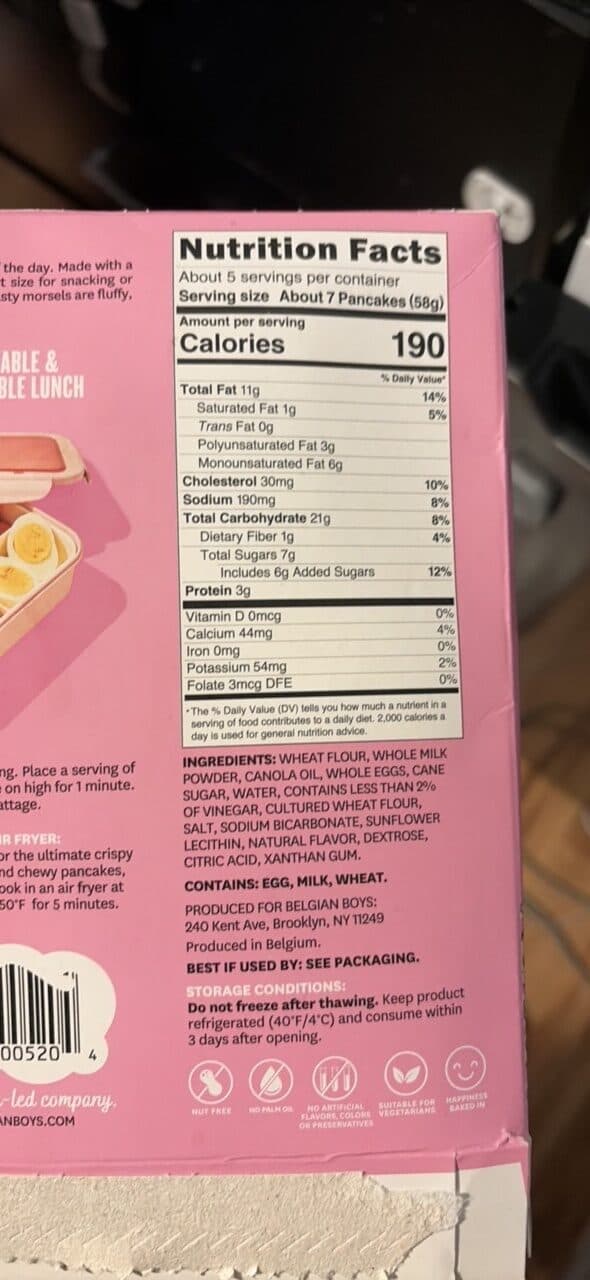 Belgian Boys Bite-Sized Pancakes packshot