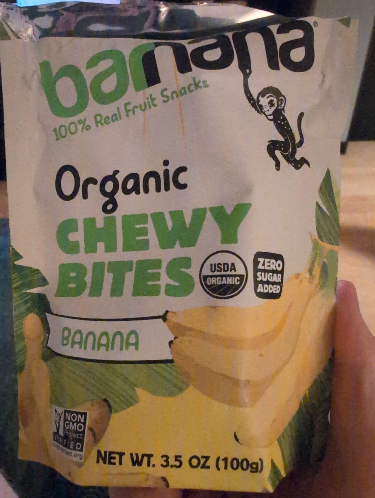 Barnana Organic Original Chewy Banana Bites packshot