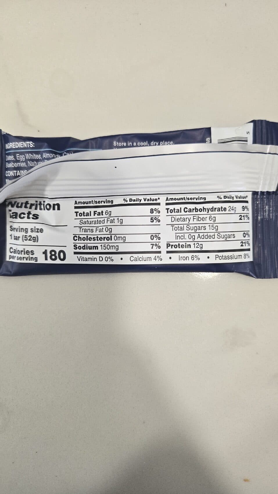 RXBAR RXBAR Blueberry packshot