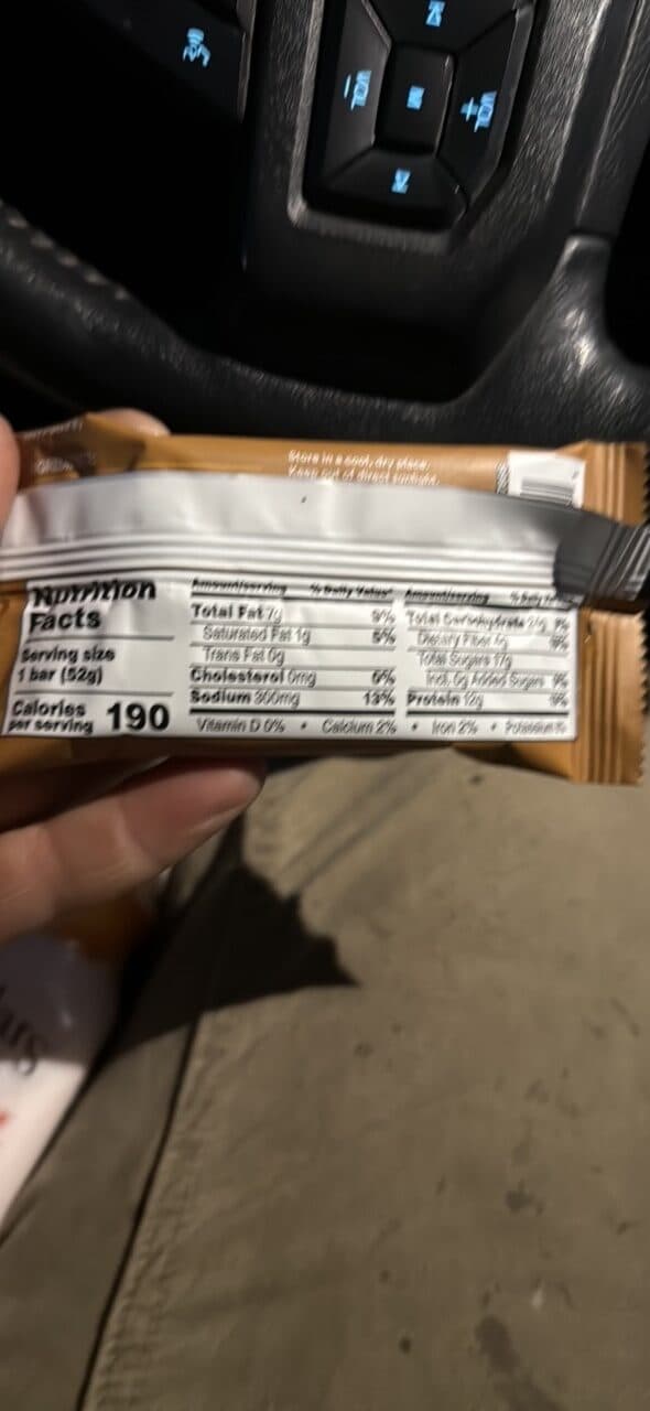 RXBAR Peanut Butter packshot