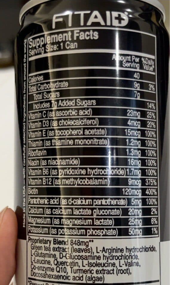 Lifeaid Lifeaid fit aid beverage packshot