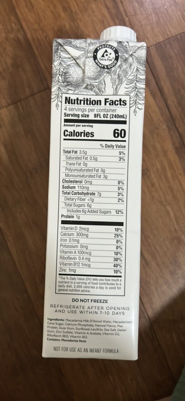 milkadamia CREAMY MACADAMIA MILK packshot