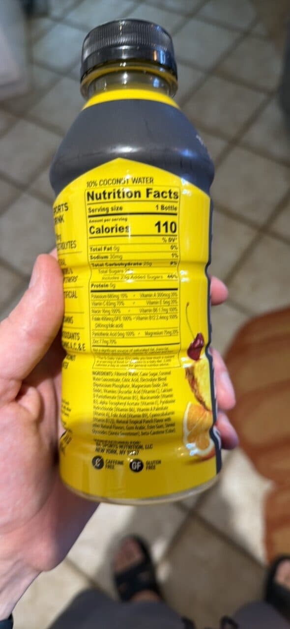BodyArmor Sports Drink Tropical Punch packshot
