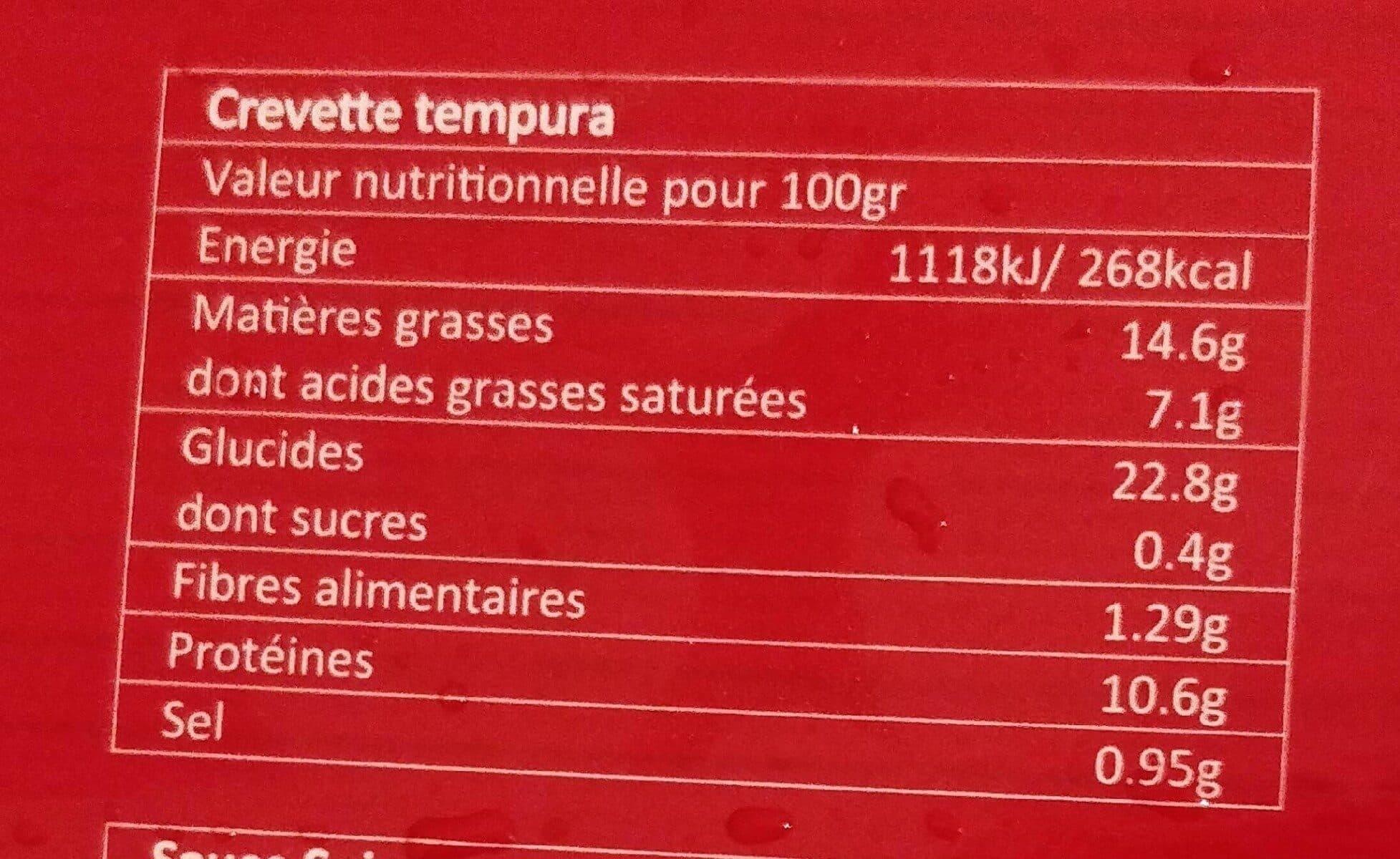Open Food Facts Tempura shrimp packshot
