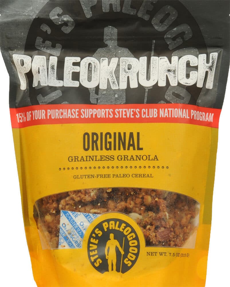 Steve's Paleogoods Paleokrunch grainless granola cereal original packshot
