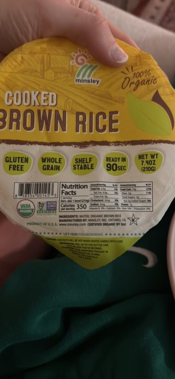 minsley Cooked Brown Rice packshot