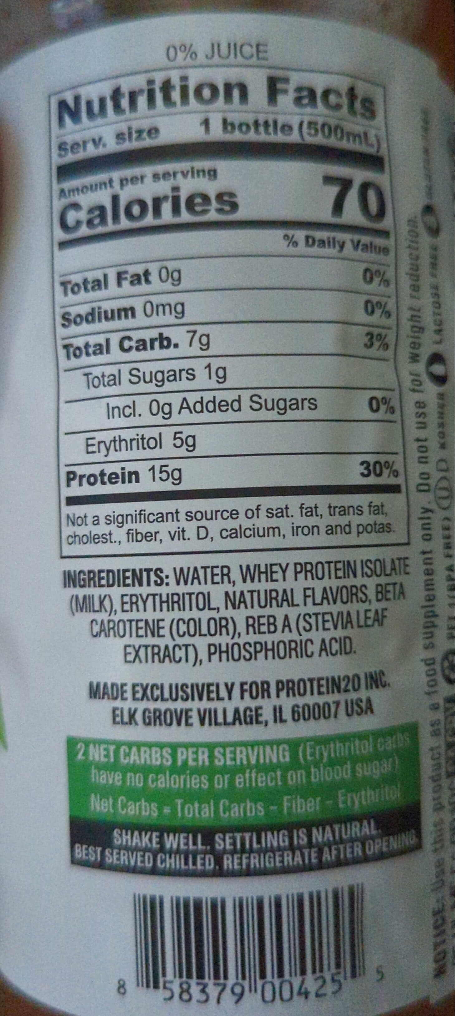 PROTEIN2O PROTEIN2O packshot