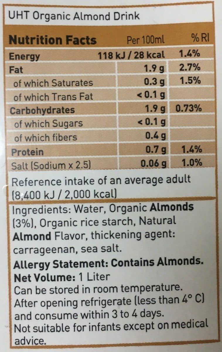 Koita Organic Almond Plant-Based Milk imp packshot