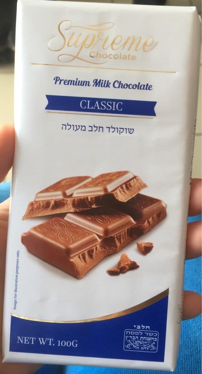 Open Food Facts Primium milk chocolate classic packshot