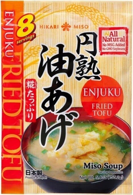 Hikari Miso Enjuku Koji Miso Soup Fried Tofu packshot