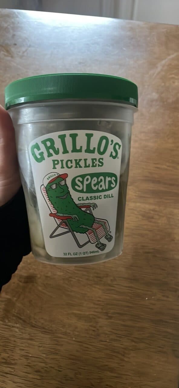 Grillo's Pickles Spears Classic Dill packshot