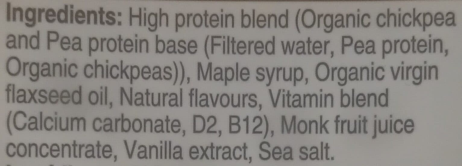 YoFiit Vanilla Cinnamon Chickpea Beverage with Maple Syrup packshot