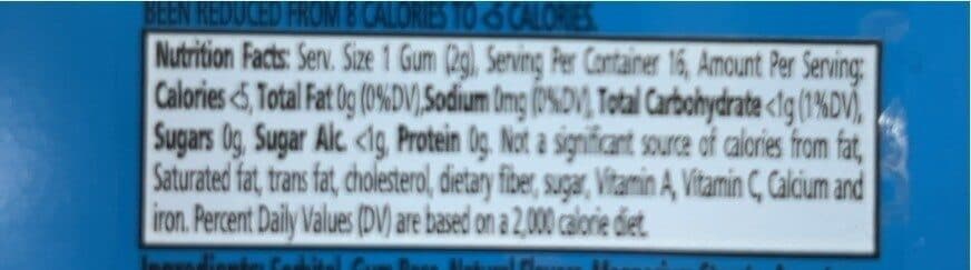Velamints White gum packshot