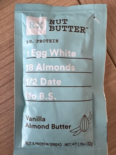 RX Rx nut butter vanilla almond butter packshot