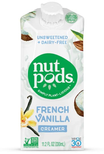 Nutpods French Vanilla Almond + Coconut Creamer packshot