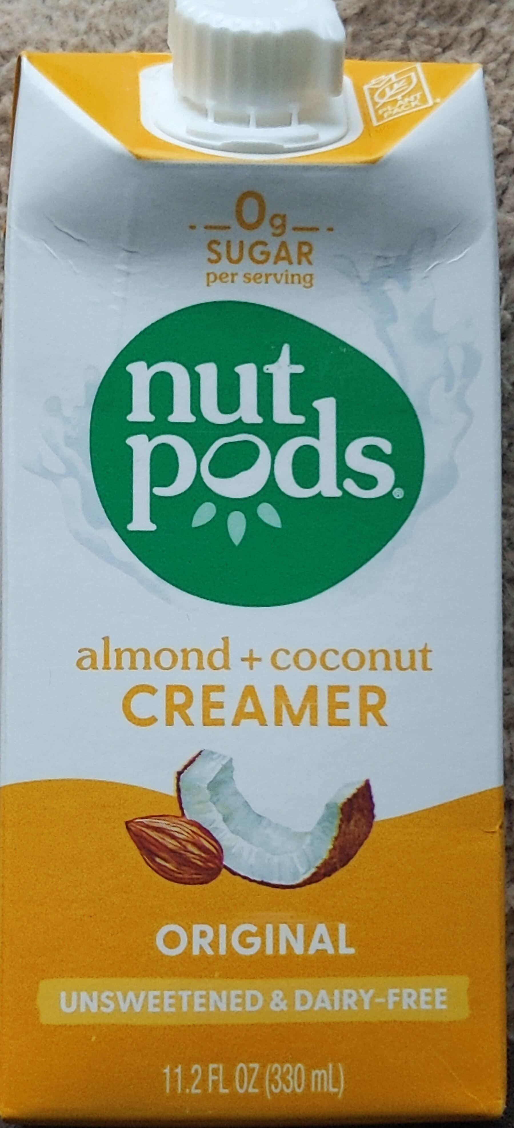 Nutpods Original Almond + Coconut Creamer packshot