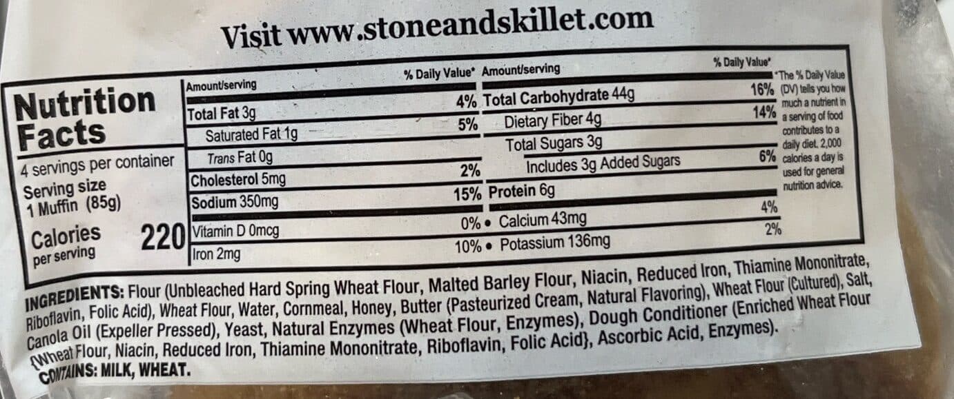 Stone & Skillet Llc New England Style English Muffins Wheat packshot
