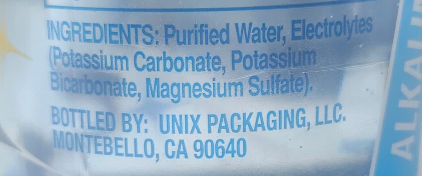 Alka Nix Alkaline water + electrolytes packshot