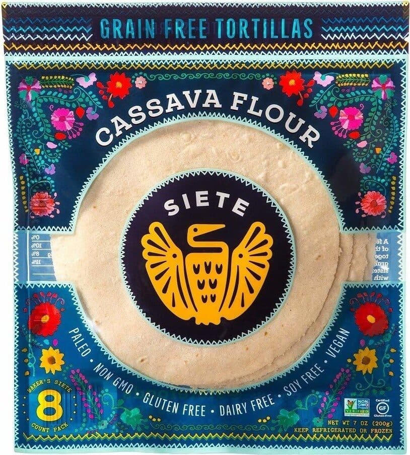 Siete Cassava Flour Tortillas packshot