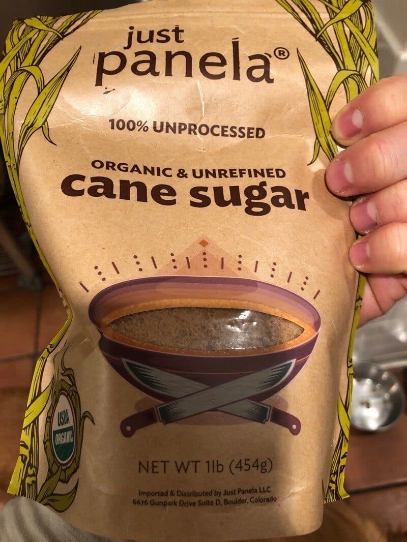 Just Panela Artisanal cane sugar packshot