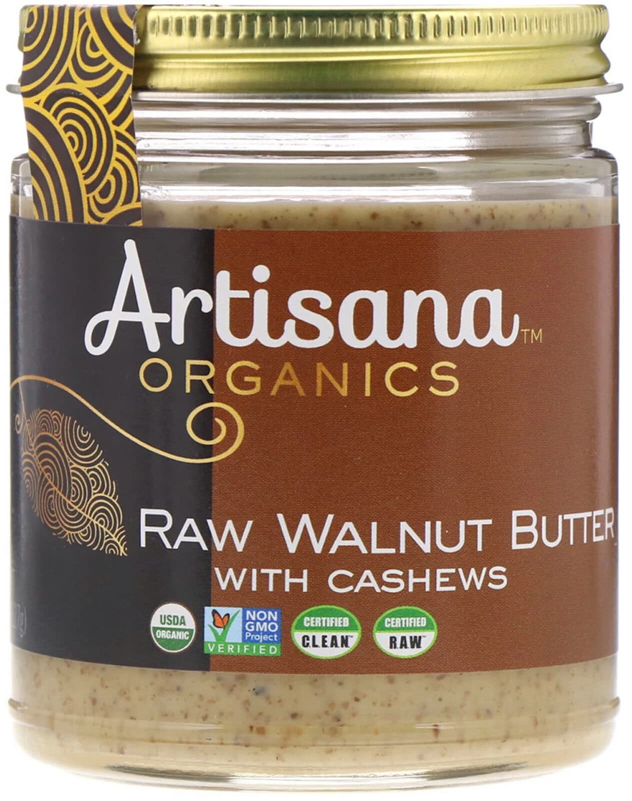 Artisana ORGANICS RAW WALNUT BUTTER WITH CASHEWS packshot