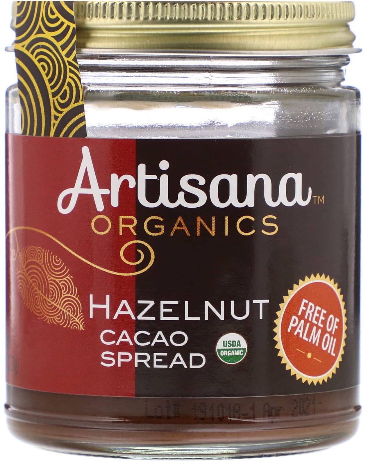 Artisana Hazelnut cacao spread packshot