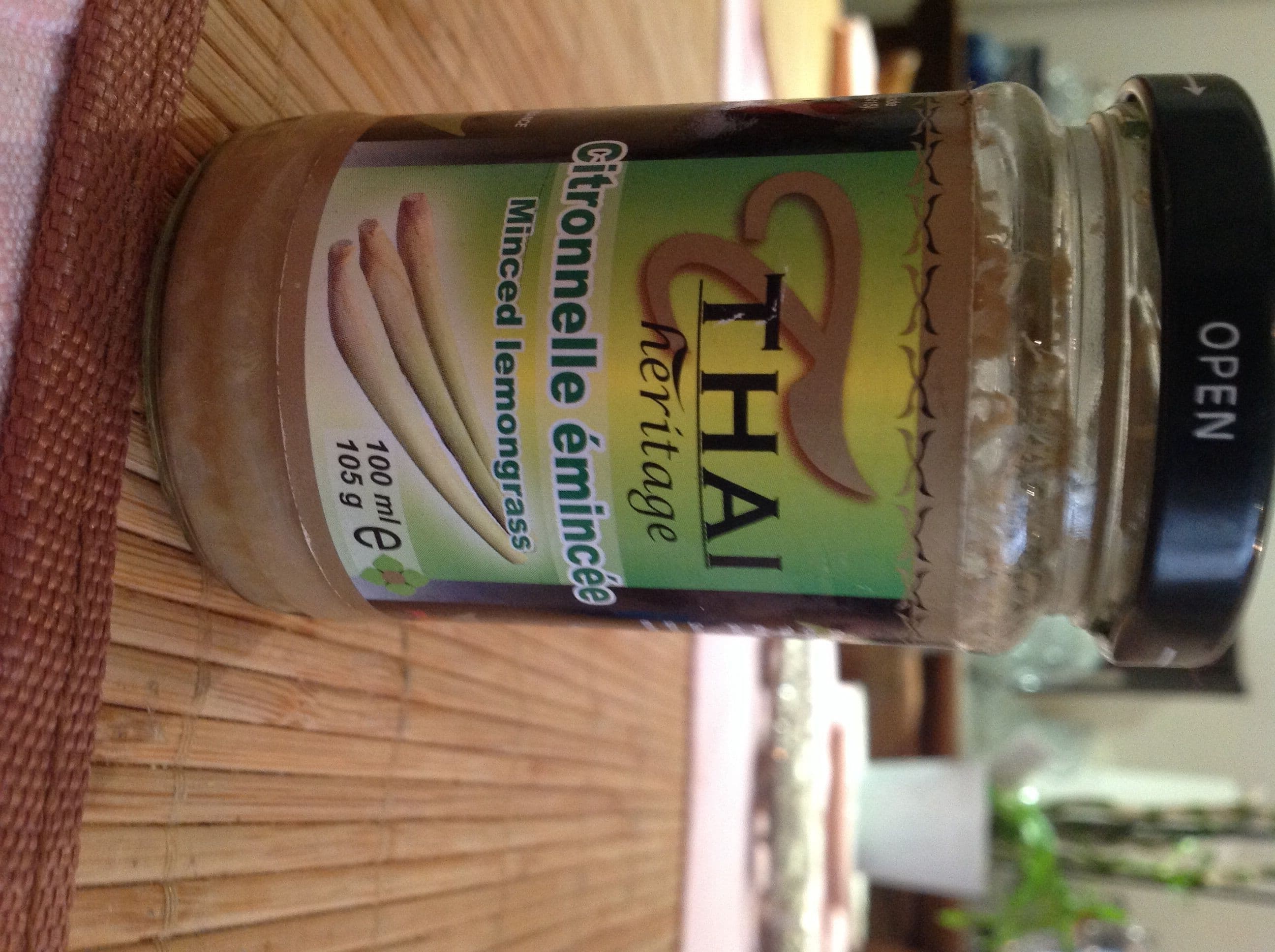 Thai Héritage Citronelle émincée packshot