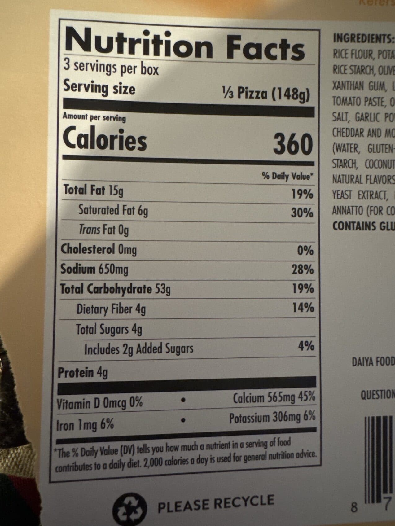 Daiya Cheeze Lover's Pizza packshot