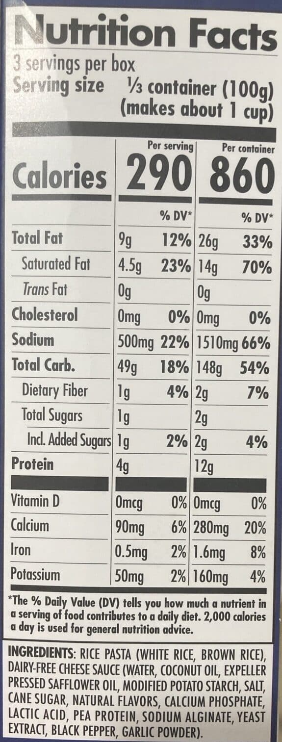 Daiya Dairy-Free Alfredo Mac & Cheese packshot