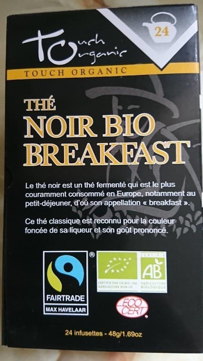 Touch Organic Thé noir bio breakfast 24 dos packshot