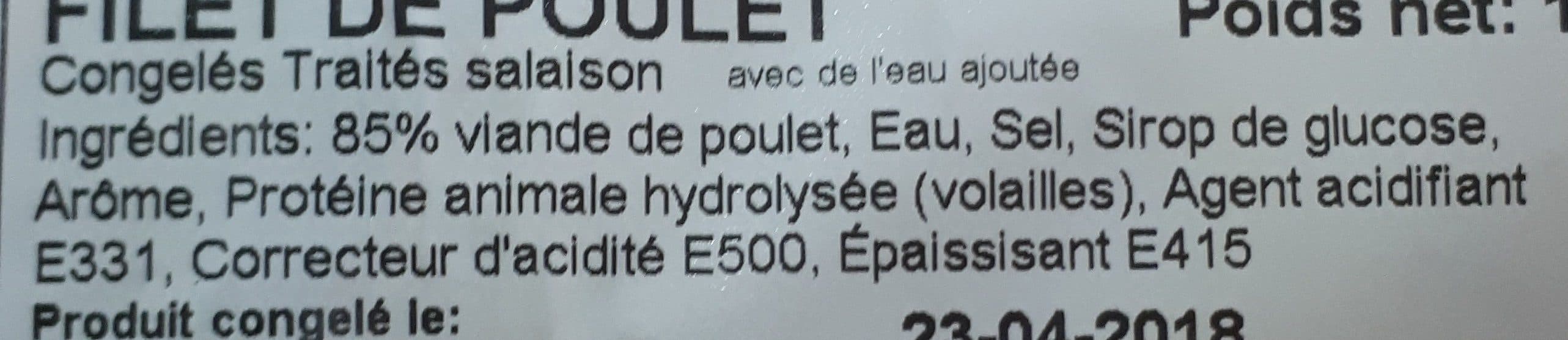 Vriesekoop Blanc de poulet packshot