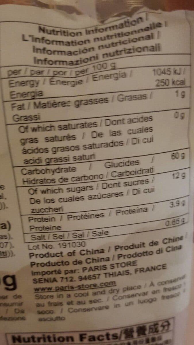 YUMMY HOUSE Patate Douce sécheées( violet) packshot