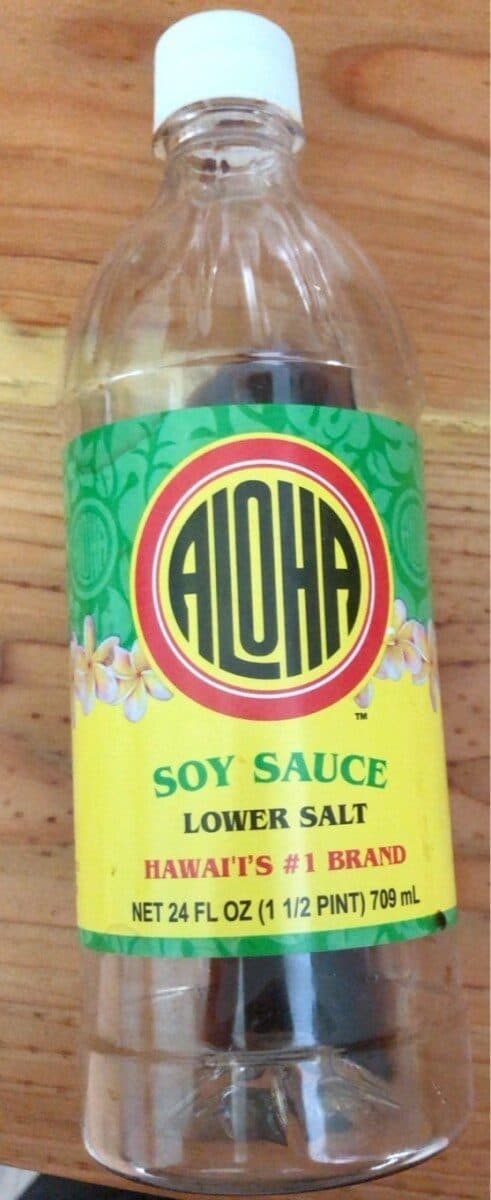 Aloha Shoyu Company Ltd. Lower salt soy sauce packshot